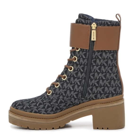 Michael Kors logo Combat boots - Picture 2 of 5